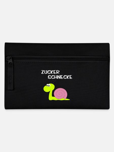 Zucker Schnecke - Federtasche - Schwarz