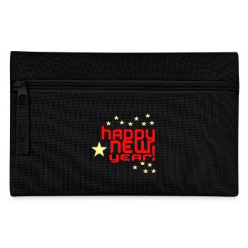 happy New Year - Pencil Case - black - Front