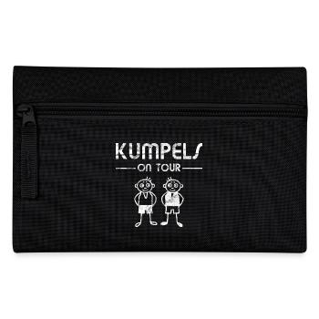 Männer Freunde Kumpels on Tour - Federtasche - Schwarz - Vorne