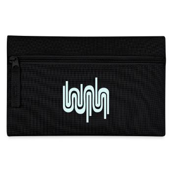 Abstract wave / 70s pattern - Pencil Case - black - Front