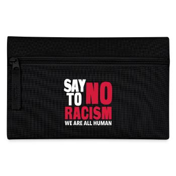 Say No To Racism - We are all Human - Trousse - noir - Devant