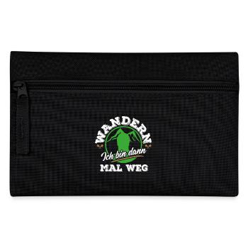 Hike. I'm off. Nature outdoor mountains - Pencil Case - black - Front