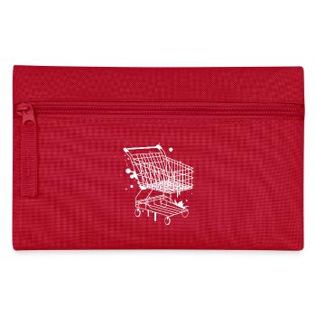 Shopping Cart Graffiti - Pencil Case - red - Front