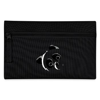 Tête de panda - Trousse - noir - Devant