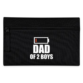 Batterie vide - Père de 2 gars - Trousse - noir - Devant