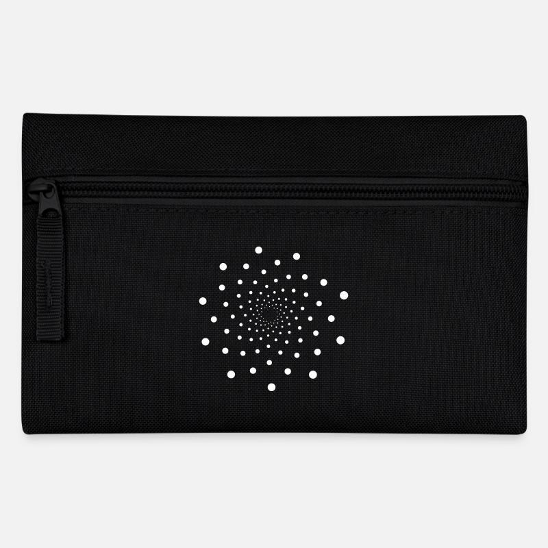 fibonacci luftig - Federtasche - Schwarz