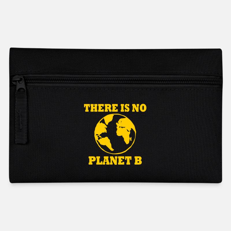 There is no planet b - Federtasche - Schwarz