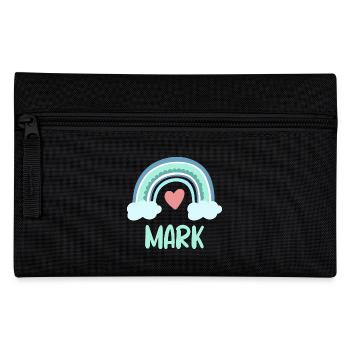 Mark Name Regenbogen Baby - Federtasche - Schwarz - Vorne