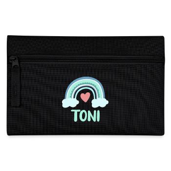 Toni Name Rainbow Baby - Pencil Case - black - Front