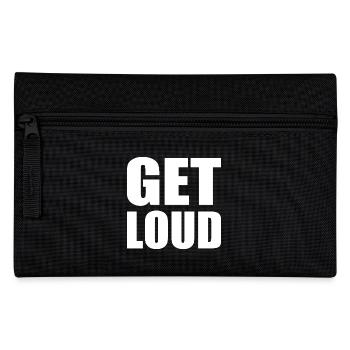Get loud - Pencil Case - black - Front