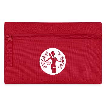Volleyball player - Pencil Case - red - Front