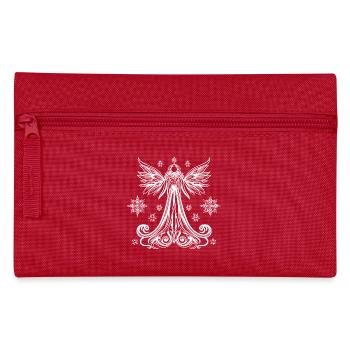 Engel Weihnachten Weihnachtsengel - Federtasche - Rot - Vorne