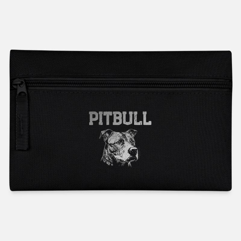 Pitbull - Pencil Case - black