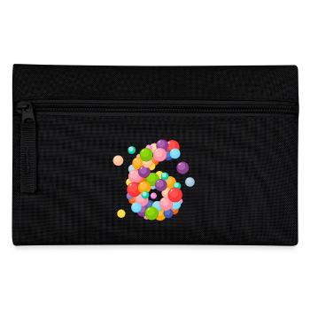 6 years, birthday 6 years, 6 years, I am 6 years old - Pencil Case - black - Front