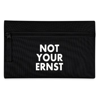 Not your ernst - Federtasche - Schwarz - Vorne