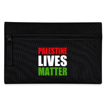 Palestine lives matter - Federtasche - Schwarz - Vorne