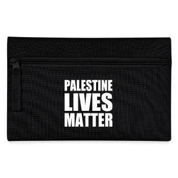 Palestine lives matter - Federtasche - Schwarz - Vorne