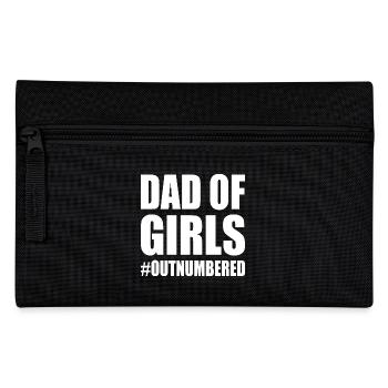 Dad of girls outnumbered - Trousse - noir - Devant