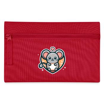 Favorite mouse - Pencil Case - red - Front