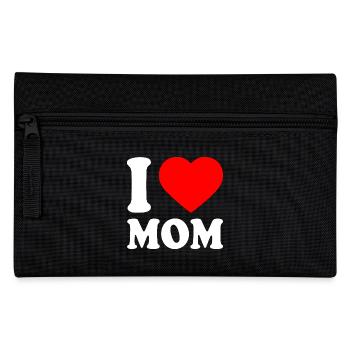 I love mom - Pencil Case - black - Front