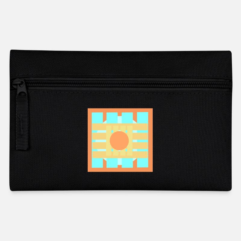 Conception de motifs de jeux de couleurs - Trousse - noir