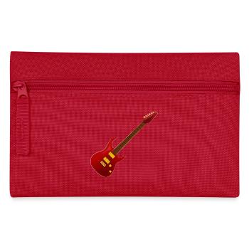 Musicien guitare - Trousse - rouge - Devant