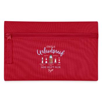 Sylt, état prêt pour les vacances, Mer du Nord allemande - Trousse - rouge - Devant