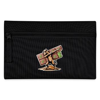 Dabbing Dromedar & Dubai Schokolade - Federtasche - Schwarz - Vorne
