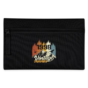 Anniversaire Janvier 1998 - Cadeau Janvier 1998 - Trousse - noir - Devant