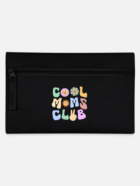 Cool Moms Club - verspieltes Design - Federtasche - Schwarz