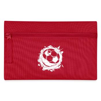 Soccer Drawing - Pencil Case - red - Front