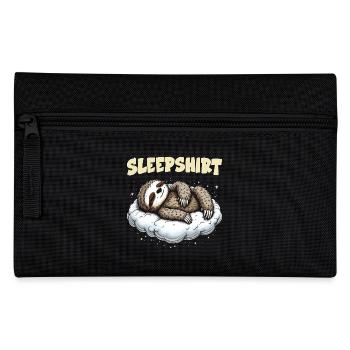 Sloth Sleepshirt Chilling Morning Grouch - Pencil Case - black - Front