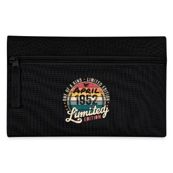 April 1952 Vintage Birthday April 1952 - Pencil Case - black - Front