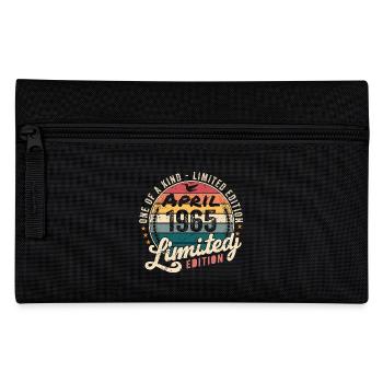 April 1965 Vintage Birthday April 1965 - Pencil Case - black - Front