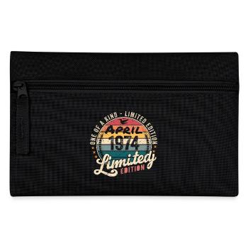 Avril 1974 Vintage Anniversaire Avril 1974 - Trousse - noir - Devant