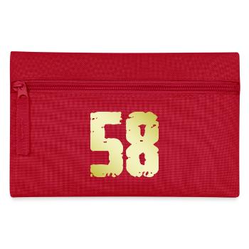58 Number Vintage - Pencil Case - red - Front