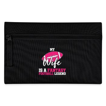 Football Wife - Pencil Case - black - Front