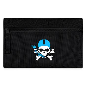 Swimming Skull - Pencil Case - black - Front