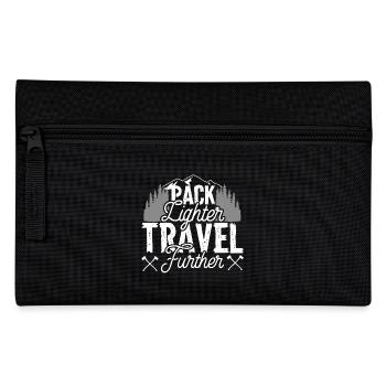 Hiking Pack Lighter Travel Further - Pencil Case - black - Front