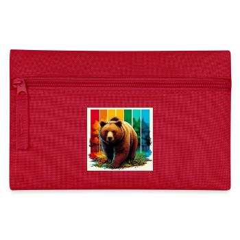 Bär - Federtasche - Rot - Vorne