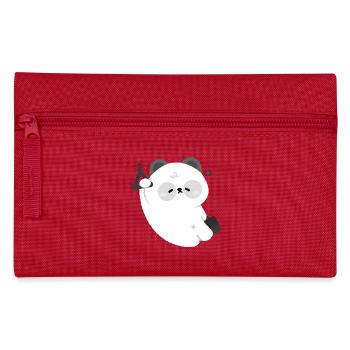 T-shirt Sleepy Panda Kawaii - Trousse - rouge - Devant