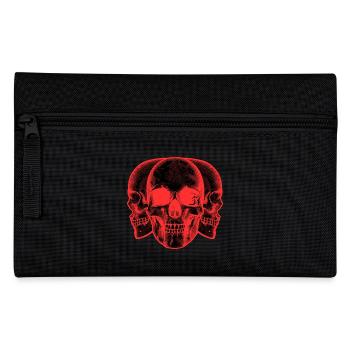 Red skulls - Federtasche - Schwarz - Vorne