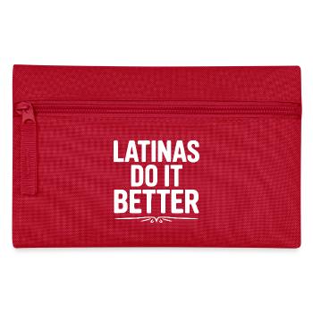 Latinas Do It Better - Pencil Case - red - Front