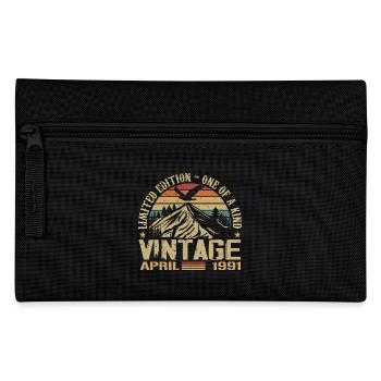 April 1991 Jubiläum April 1991 Geschenk 1991 - Federtasche - Schwarz - Vorne