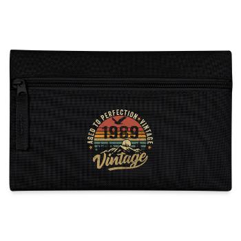 Jahrgang 1989 geboren Legende Geburtstag Geschenk - Federtasche - Schwarz - Vorne