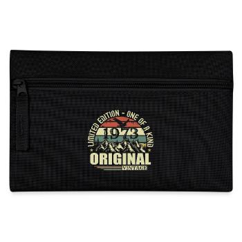 Original 1973 Vintage Retro Jahrgang 1973 geboren - Federtasche - Schwarz - Vorne