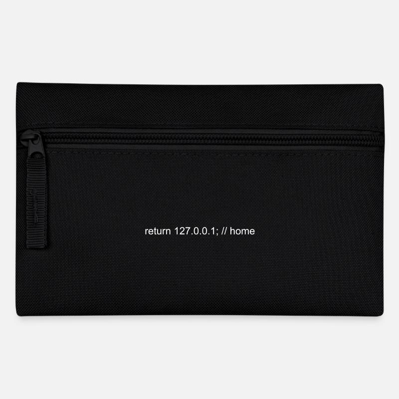 Programmierer Nerd IT Witz Developer Zuhause - Federtasche - Schwarz