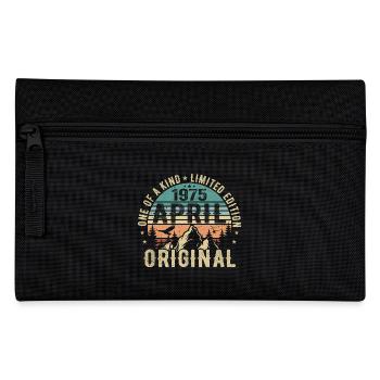 Né en avril 1975, légende depuis avril 1975 - Trousse - noir - Devant