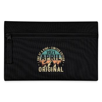 Born april 1971, legend since april 1971 - Pencil Case - black - Front