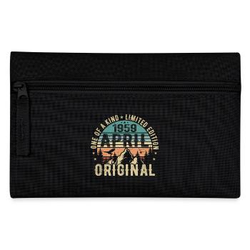 Né en avril 1959, légende depuis avril 1959 - Trousse - noir - Devant